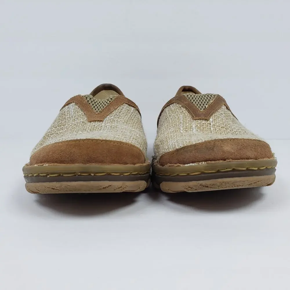 Tony Lama Boots Renata Womens Size 7 Beige Slip On Casual Loafer Shoes TLC105L
